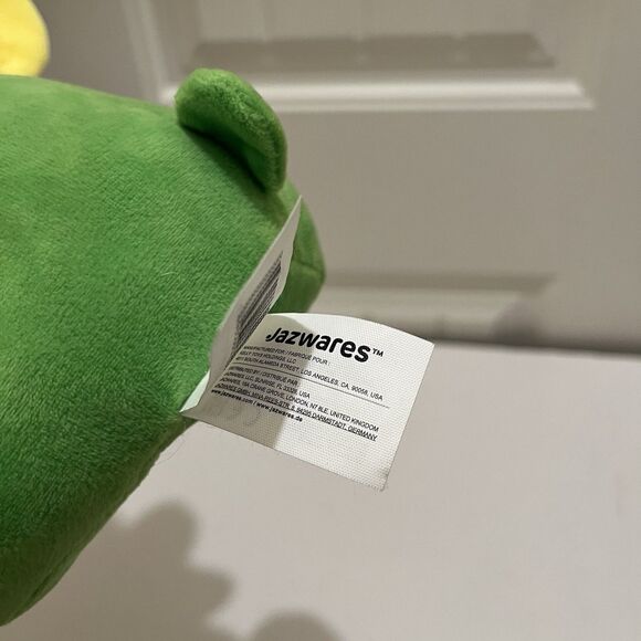 Applause Jazwares Yellow Green Sunflower Flower Plush 9" Smile Face Stuffed Toy - Picture 8 of 9